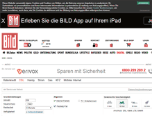 Tablet Screenshot of dsl-vergleich.bild.de
